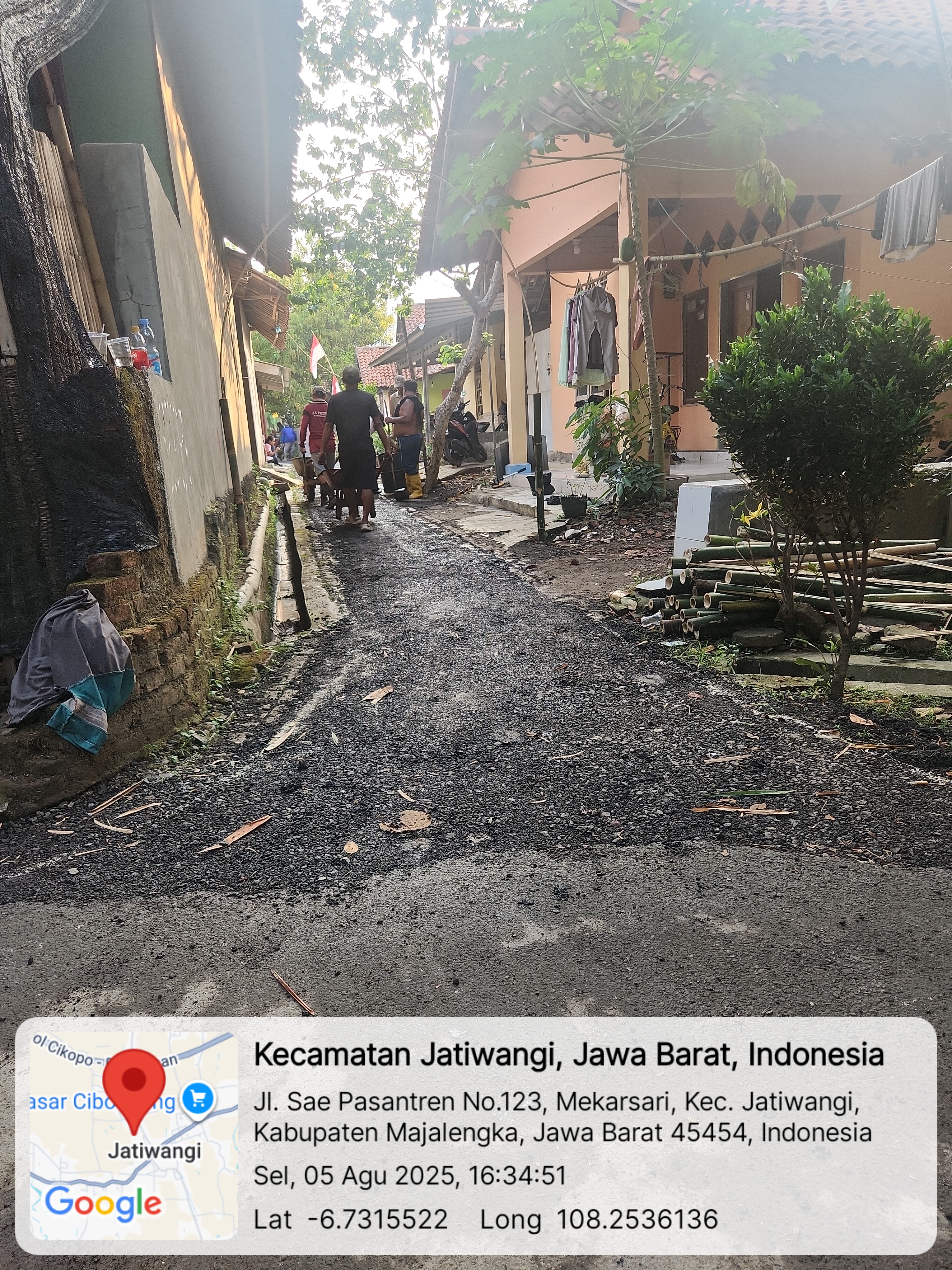 Rehabilitasi Jalan Lingkungan Dusun Pon