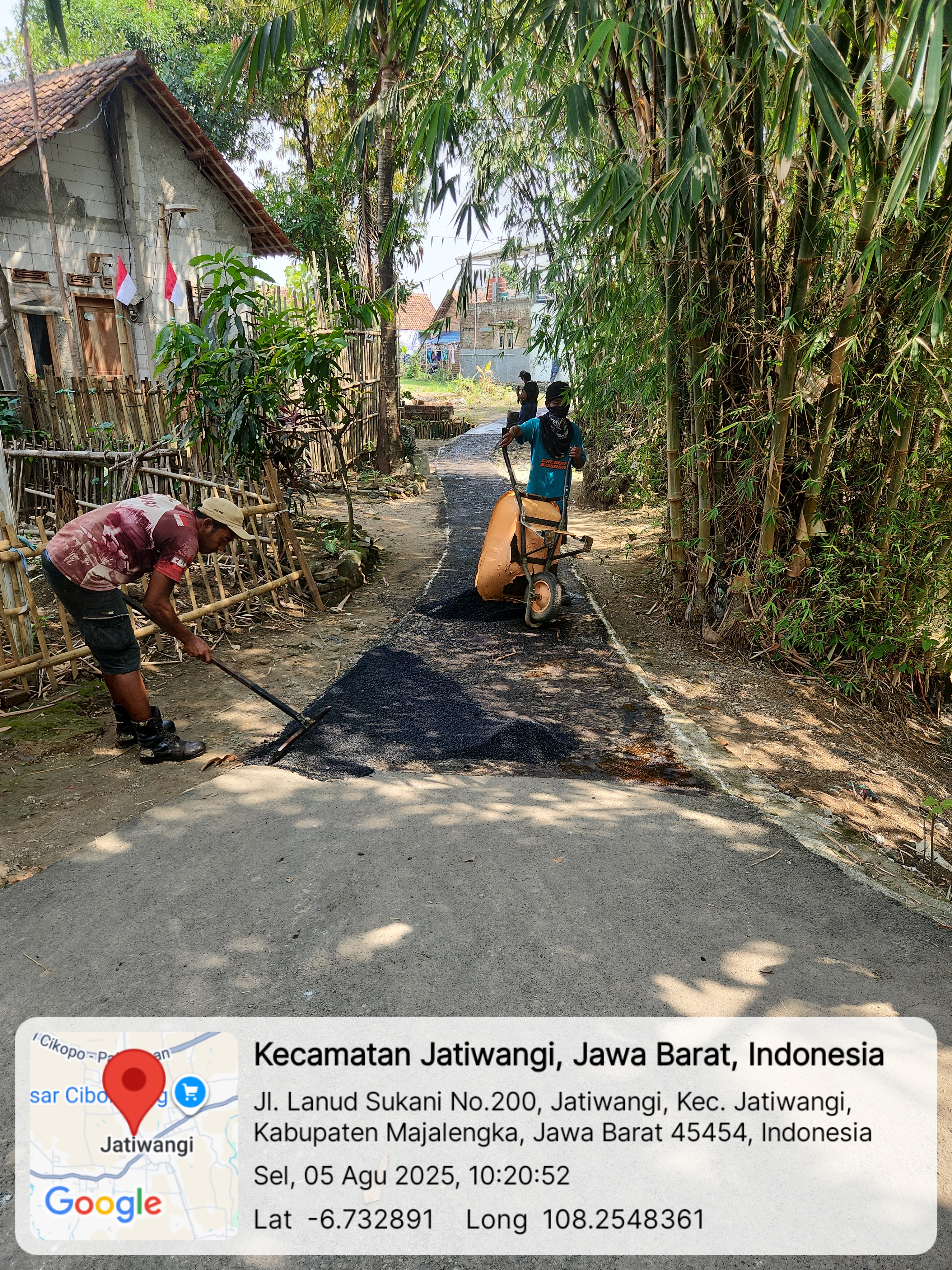 Rehabilitasi Jalan Lingkungan Dusun Pon