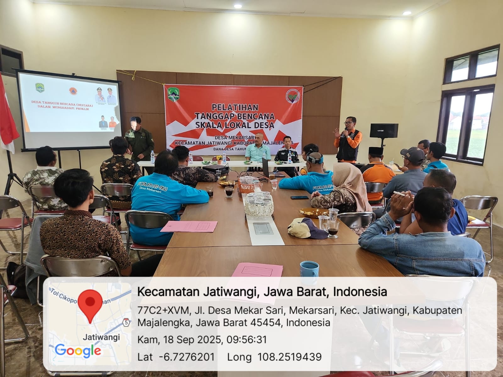 Pelatihan Tanggap Bencana Skala Lokal Desa